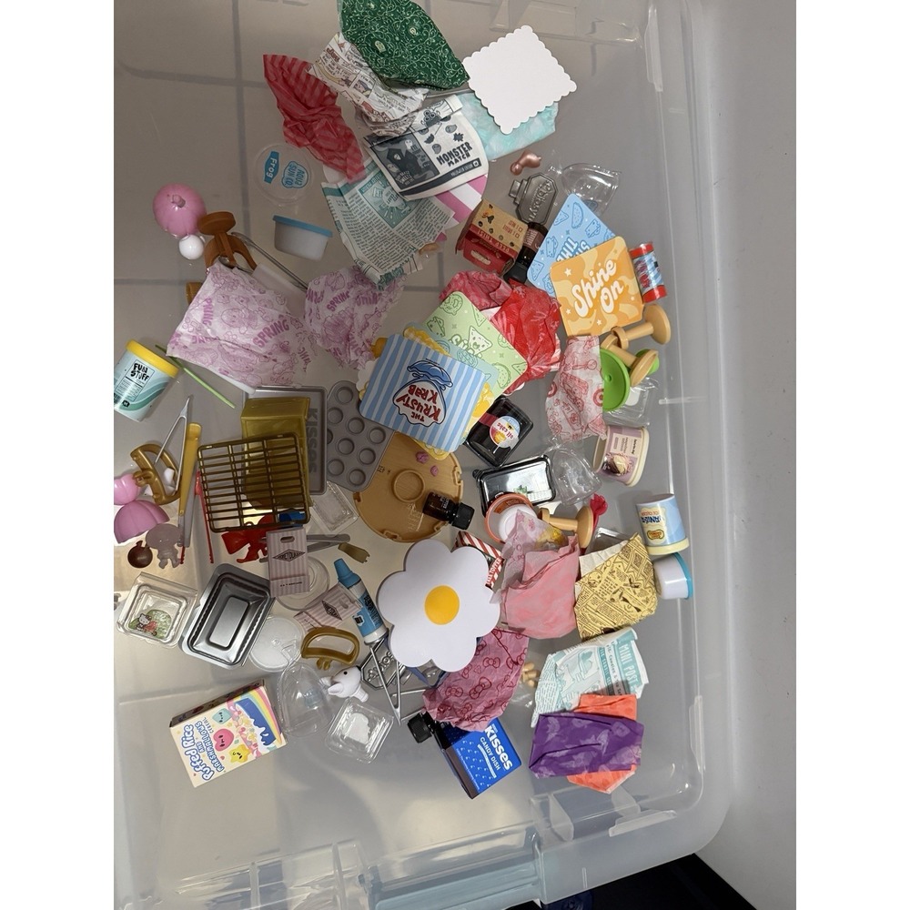 Miniverse Lot Of Used Pieces And Stationary